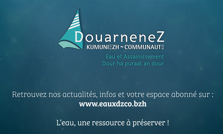 Bienvenue sur votre site Internet dédié à l’eau et à l’assainissement en Pays de Douarnenez